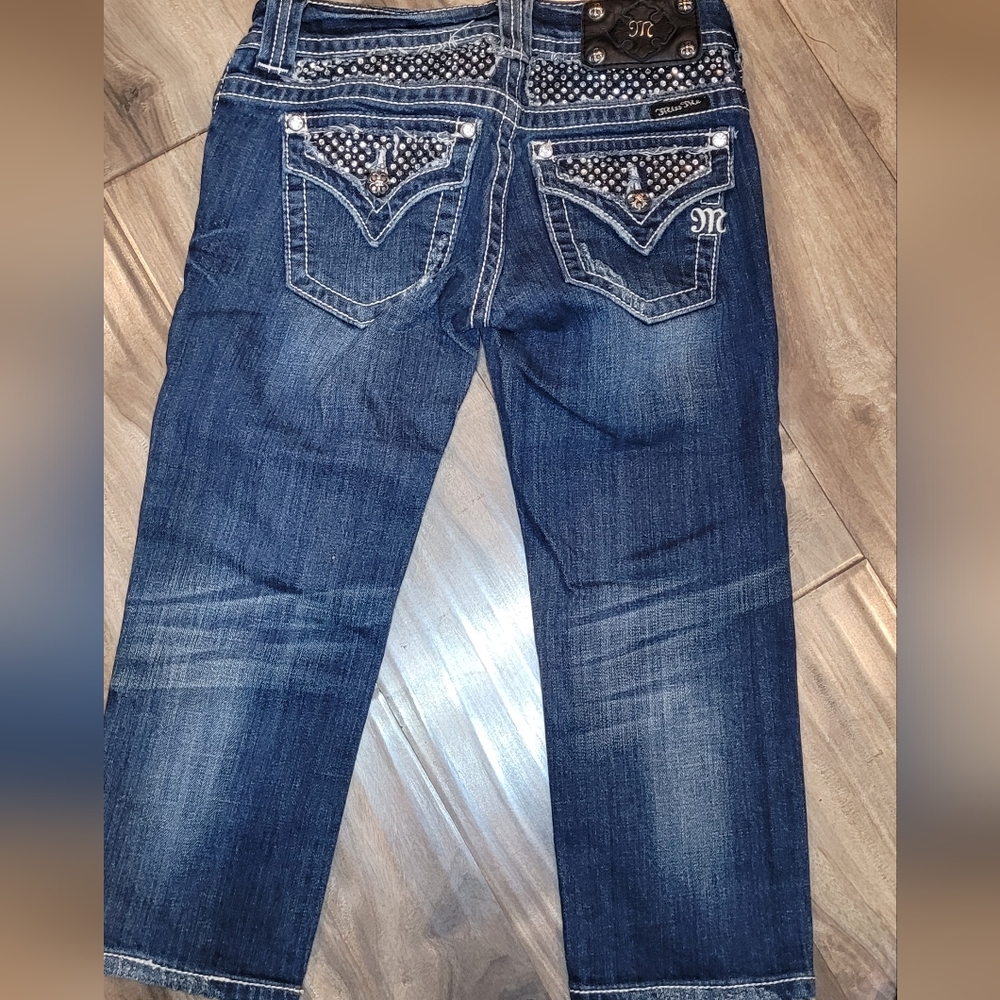 Miss Me Bermuda Shorts Jean Denim Sz. 25 LIKE NEW